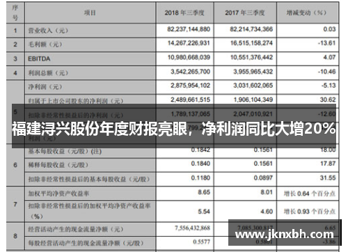 福建浔兴股份年度财报亮眼，净利润同比大增20%